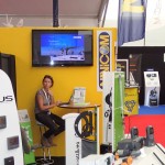 Le stand Watt&Sea avec Magalie Raison