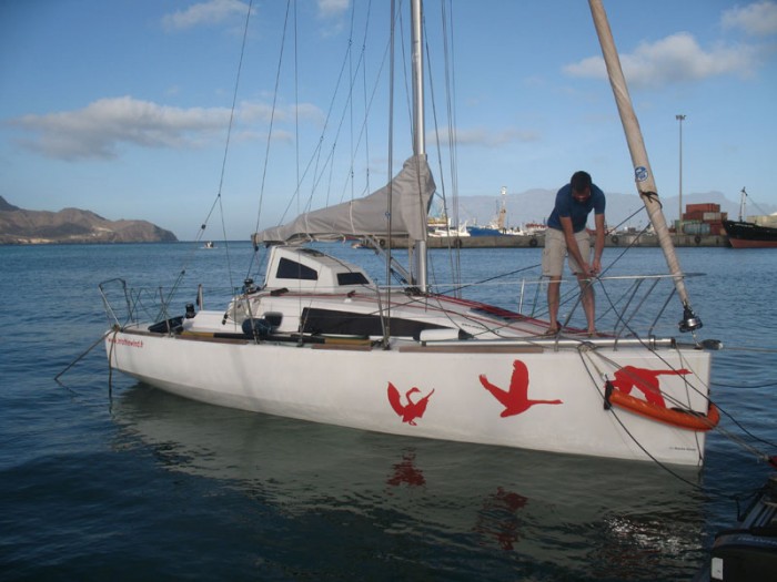 et préparatif du bateau pour prendre le cap au Sud…