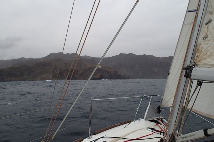 En approche de la baie de Faja d’Agua