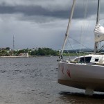 Echouage proche de Maraú, à la source d'eau douce, pour bidonnage