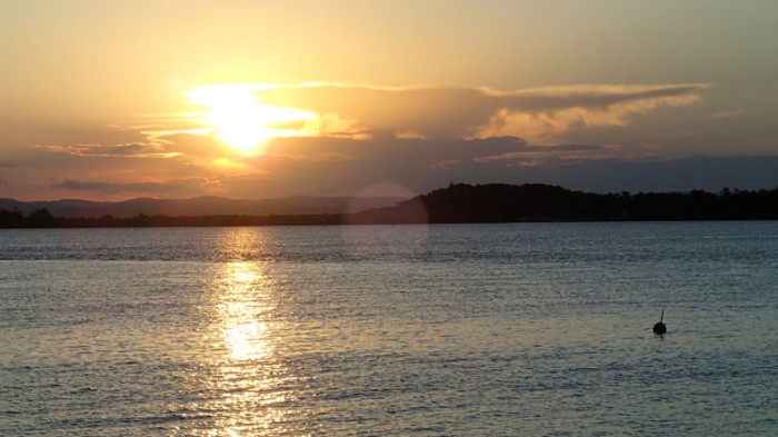 Coucher de soleil sur Sapinho