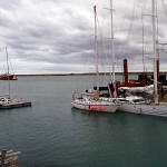 Les 3 seul voiliers du coin dont un bateau de charter