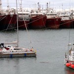 Bateaux de pêche à couple