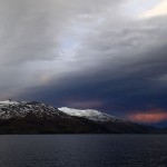 Ile Hoste, au croisement du canal Beagle, de la bahia Cook et de...