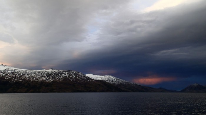 Ile Hoste, au croisement du canal Beagle, de la bahia Cook et de...