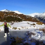 Ile Gordon (fjord Pasqui), Carina patine même en bottes !