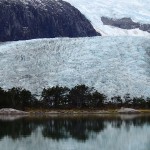 ... à la découverte du ventisquero Romanche, île Tierra del Fuego...