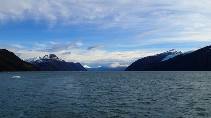 L’Envol dans le tour horaire de l’île Gordon (bras NW du canal Beagle)