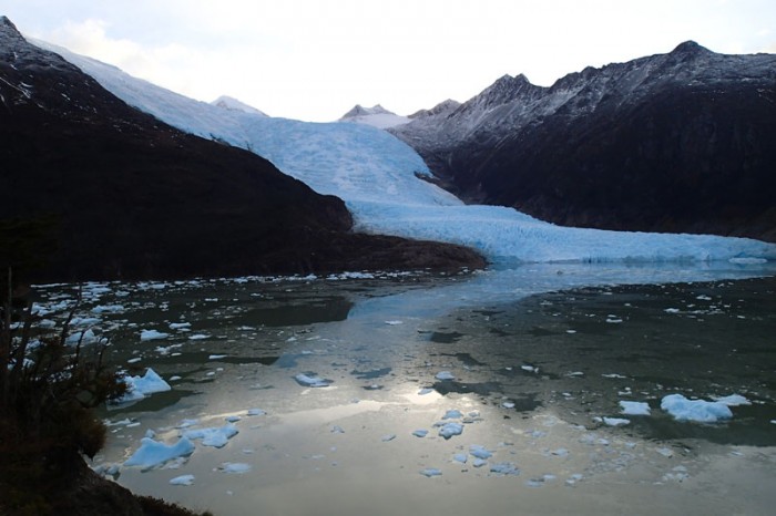 ... et leur source, le glacier ou plutôt...
