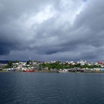 La ville de Castro sur l'île de Chiloé (côte Est)