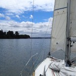 Dans les haubans, la ville de Valdivia