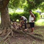 Deuxième leçon : le débourrage de coco