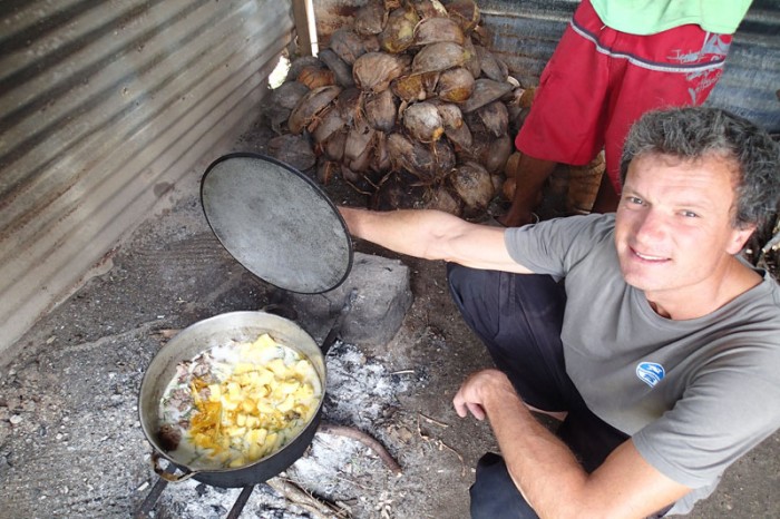 Cochon au curry de coco