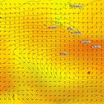 Carte de prévision des vagues