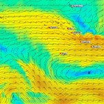 Carte de prévision du vent