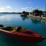 Un speed boat polynésien