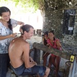 Salon de coiffure en publique