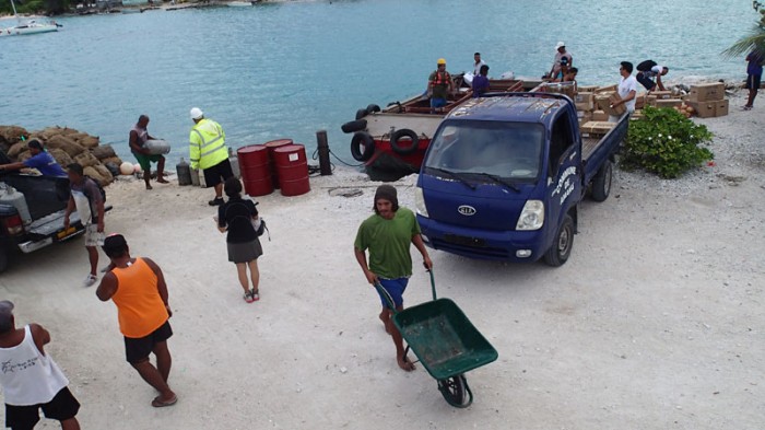 Effervescence, le cargo Taporo en provenance de Tahiti est arrivé !