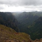 Vallée de Hakaui, vue depuis les crêtes