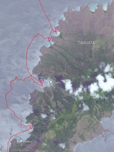 Une trace GPS alambiquée 