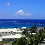 Courant sortant de la passe Est de l’atoll de Makemo, village de Pouheva