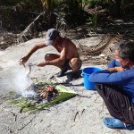 Cuisson au feu de bois