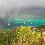 Le mouillage de la baie d'Opunohu