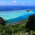 Mont Teurafaatiu (380m) et la passe de Maupiti