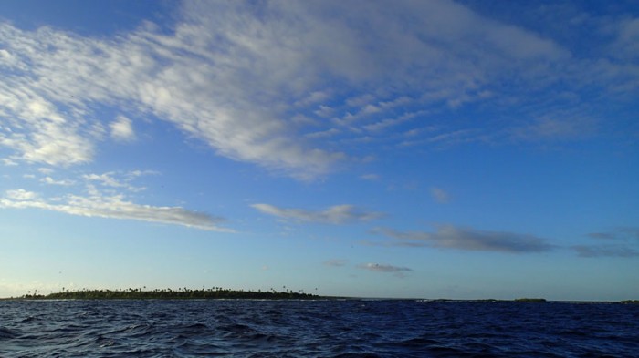 En approche de l’atoll