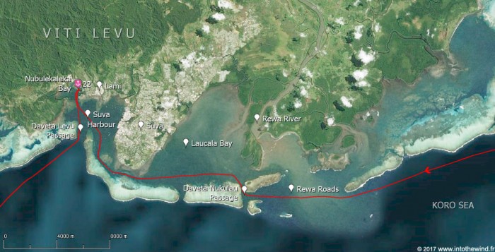 Ville de Suva, capitale des Fidji