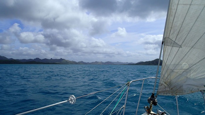 Le chenal entre les îles