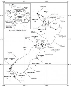 Les zones météo en Nouvelle-Zélande