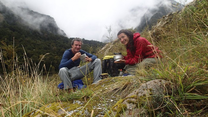 Wilkin Valley, pause Jetboil avant Jumboland