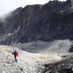 Dans l’ascension du Lois Peak