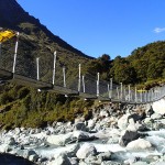 Dart River, le peu d’eau permet un passage à gué