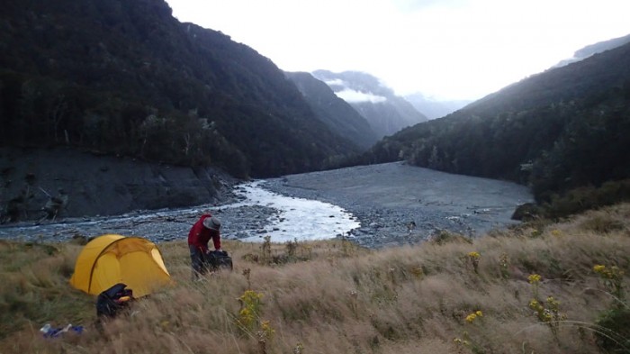 Lever de camp du Cattle Flat (640m)