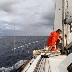 Changement de voiles avant Bourail