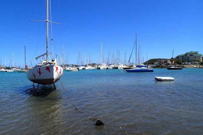 Carénage dans le coin NE de la baie