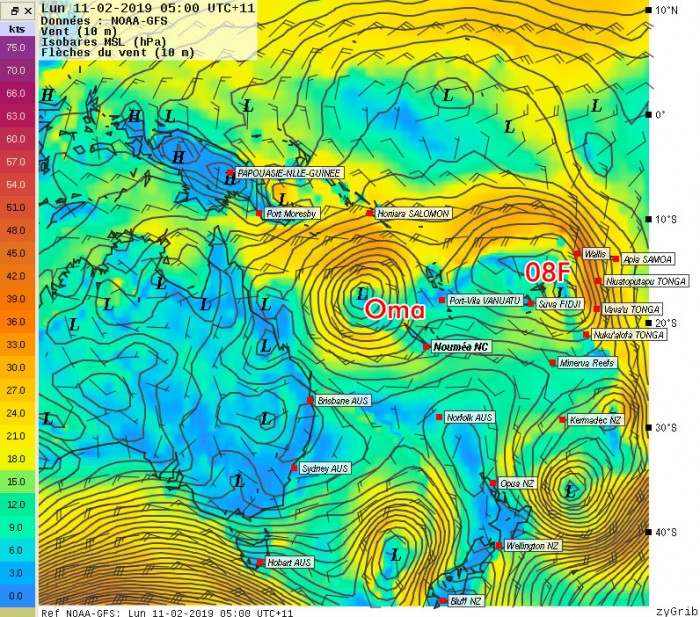 11/02, Oma en formation, 08F sur Wallis et Tonga