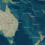 Douzième et dernière étape de cette transpacifique de la Nouvelle-Calédonie à l'Australie