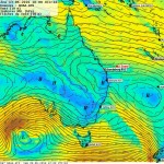 Grib du 08/06, prévision J+4½ du 13/06 à 10:00 (UTC+10)