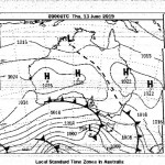 Météofax du 11/06, prévision H+44 du 13/06 à 10:00 (UTC+10)