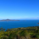 Le mouillage de Burning Point à l’île Shaw vue depuis l’île Lindeman