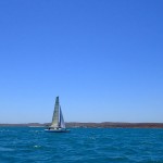 Un local, seul bateau croisé