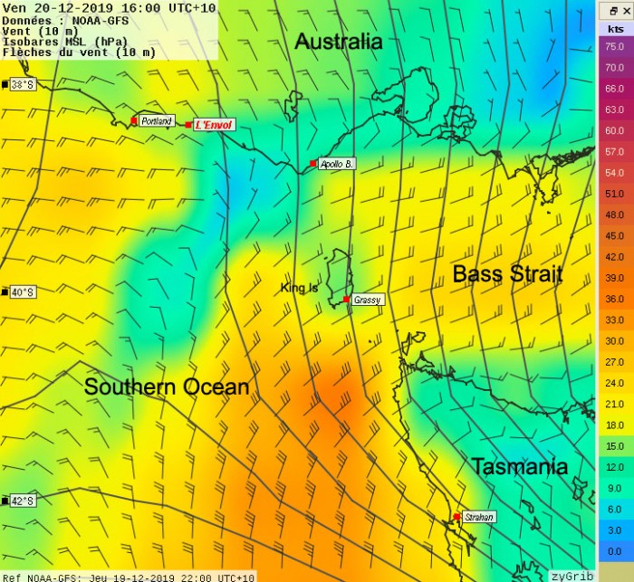 J1, 20/12 à 16:00 – Arrivée à Port Fairy