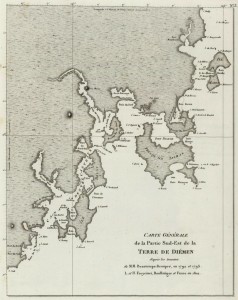 Carte de la partie Sud-Est de la Tasmanie (1811)