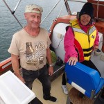 Suzy et Terry avec le t-shirt de Ned Kelly