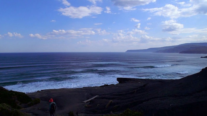 South Cape Bay à pied depuis Recherche Bay (South Coast Track)