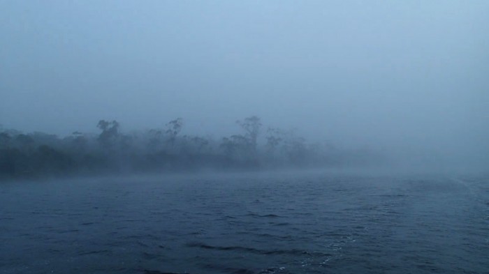 … retour à Franklin dans la brume matinale…
