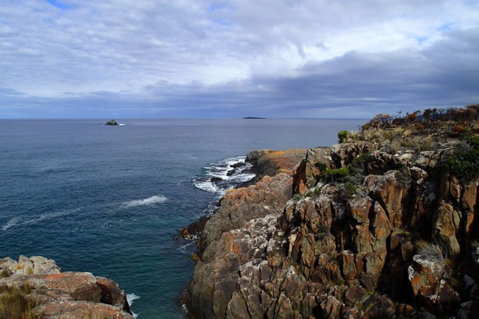 La Tasman Sea avant D'Entrecasteaux Channel